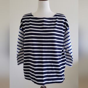 J. Crew stripe sweater in blue new with tag